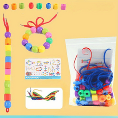 Math Toy Set: Number, Geometric Blocks, Beads & More