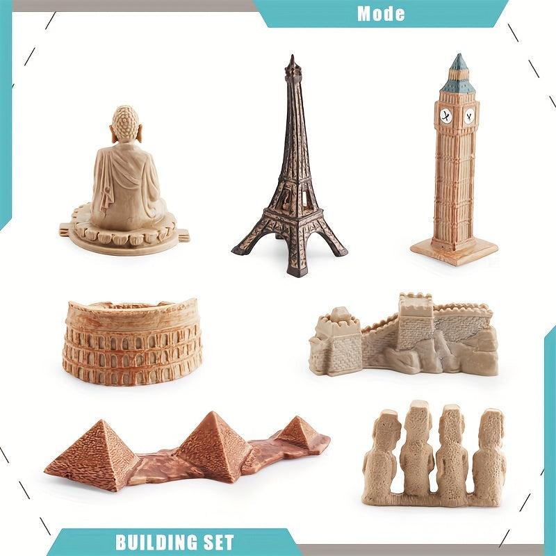 World Landmarks Models & Toys Set