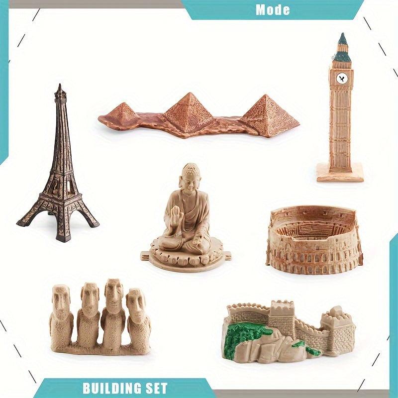 World Landmarks Models & Toys Set