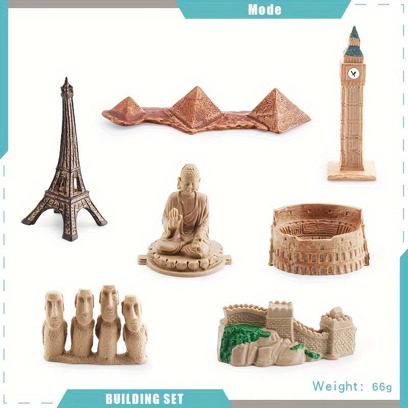 World Landmarks Models & Toys Set