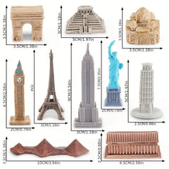 World Landmarks Models & Toys Set