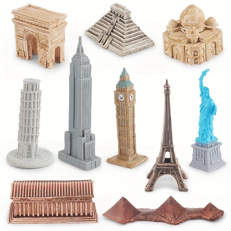 World Landmarks Models & Toys Set