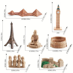 World Landmarks Models & Toys Set
