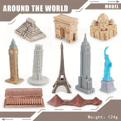 World Landmarks Models & Toys Set