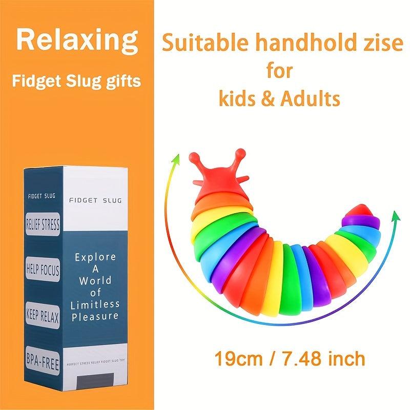 Fidget Slug Sensory Slug Fidget Toys For Autistic Kids & Adults