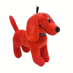 Red Dog Plush Toy Doll Halloween Gift Stuffed Animal