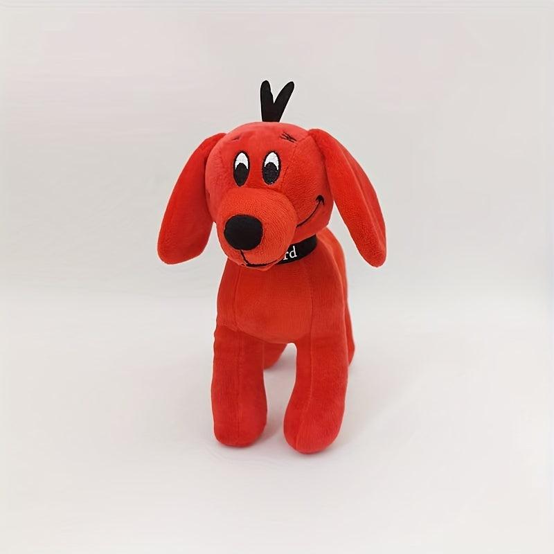 Red Dog Plush Toy Doll Halloween Gift Stuffed Animal