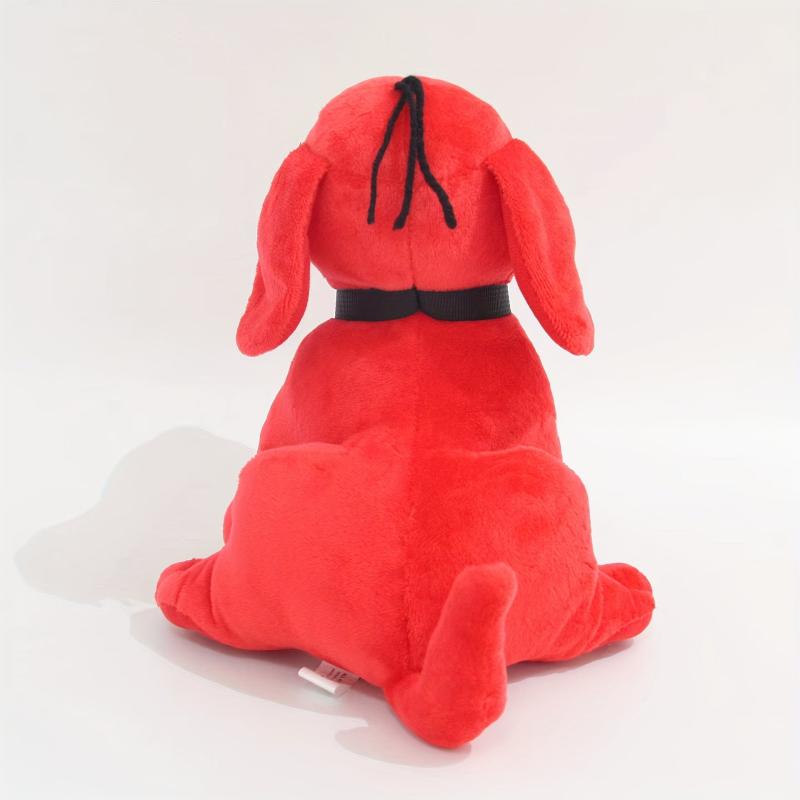 Red Dog Plush Toy Doll Halloween Gift Stuffed Animal