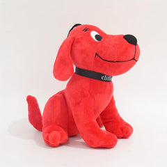 Red Dog Plush Toy Doll Halloween Gift Stuffed Animal