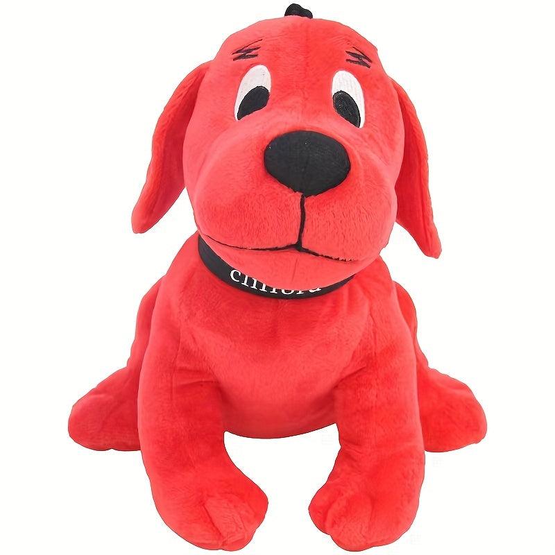 Red Dog Plush Toy Doll Halloween Gift Stuffed Animal