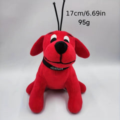 Red Dog Plush Toy Doll Halloween Gift Stuffed Animal