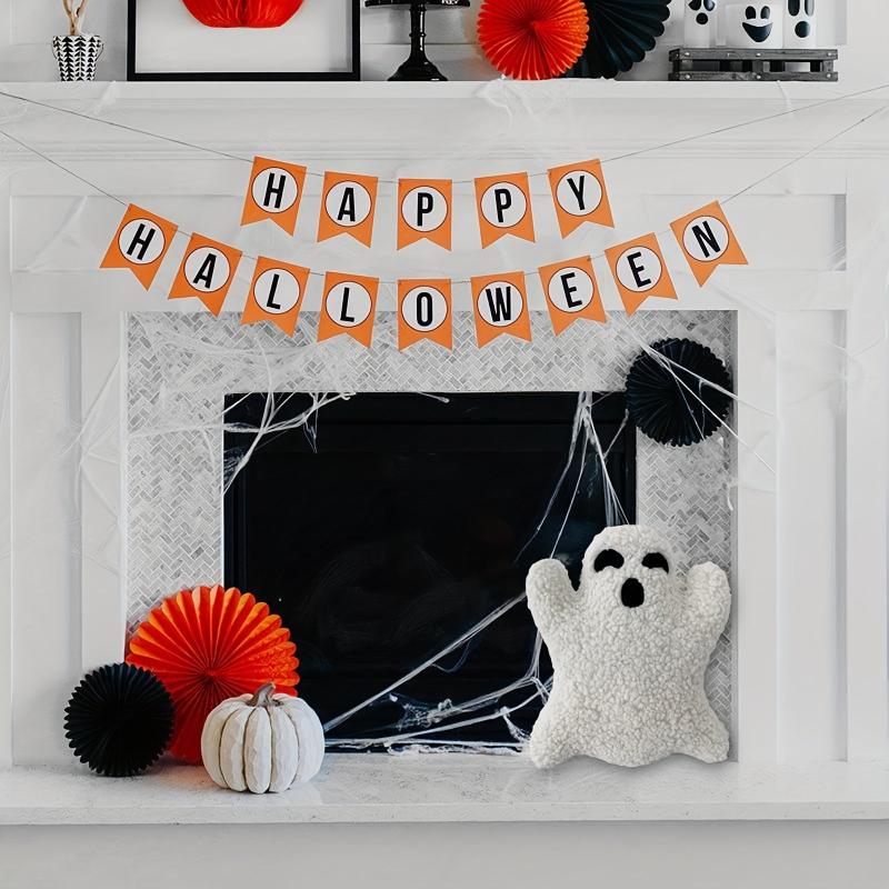 Halloween Ghost Plush Pillow for Holiday Party