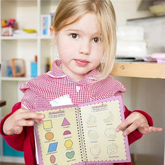 4 Reusable Magical Handwriting Workbooks Practice Copybook for Children