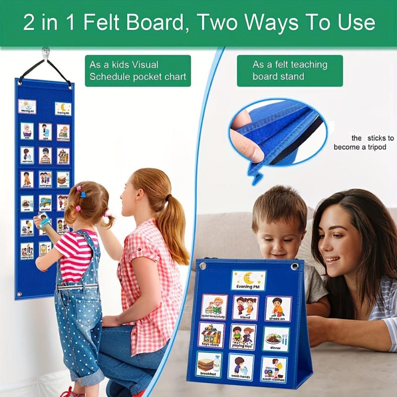 Children's Visual Scheduling Cards - Daily Chores Chart