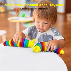 Realistic Slug Insect Toy Joint Toy Fun Crawling Sensory Toy