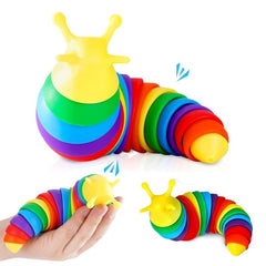 Realistic Slug Insect Toy Joint Toy Fun Crawling Sensory Toy