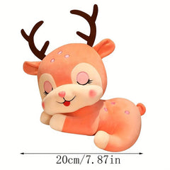 Christmas Deer Plush Toy Stuffed Doll Home Decor Gift - Halloween Thanksgiving