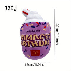Purple Monster Doll Milk Tea Pillow Plush Toy Gift