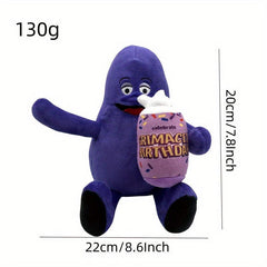 Purple Monster Doll Milk Tea Pillow Plush Toy Gift
