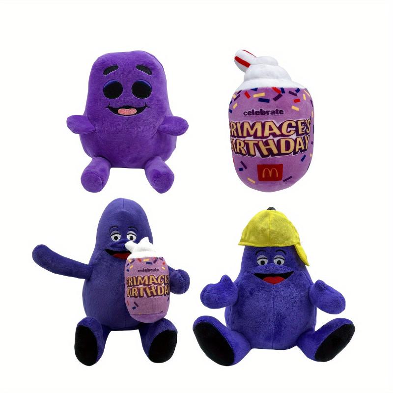 Purple Monster Doll Milk Tea Pillow Plush Toy Gift