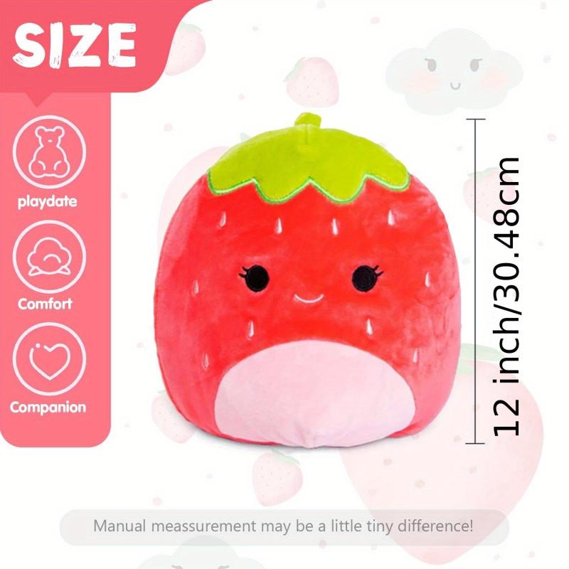 32cm Strawberry Plush Toy Soft Plush Doll Cuddle Plush Pillow