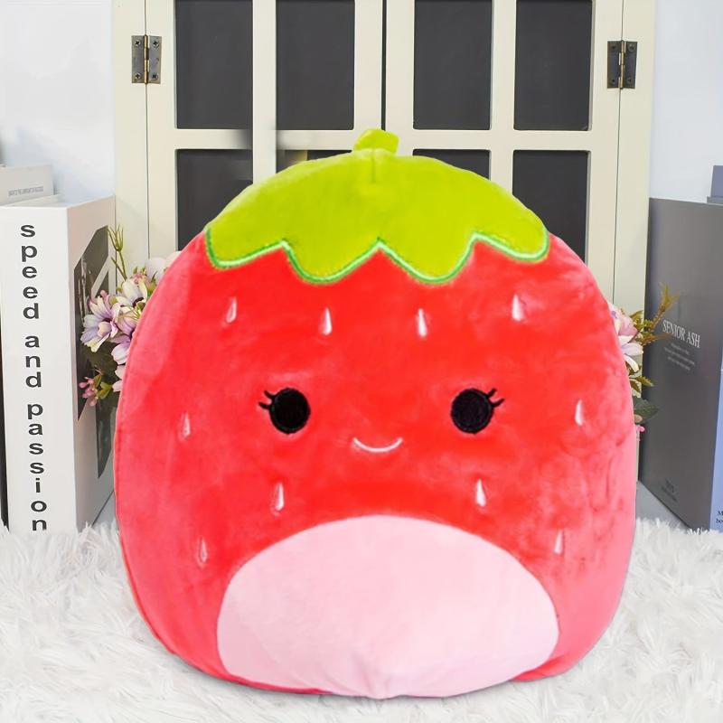 32cm Strawberry Plush Toy Soft Plush Doll Cuddle Plush Pillow