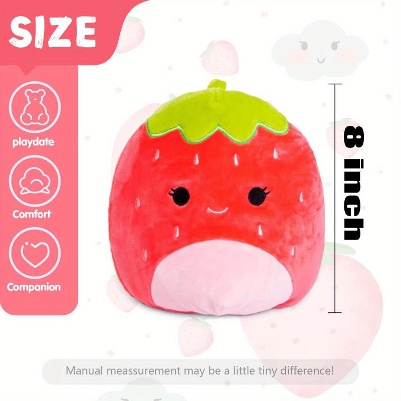 32cm Strawberry Plush Toy Soft Plush Doll Cuddle Plush Pillow