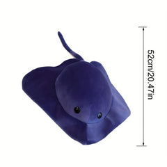 Soft & Cuddly Chubby Fish Plush Pillow Deep Sea Toy Stuffed Animal Doll Gift