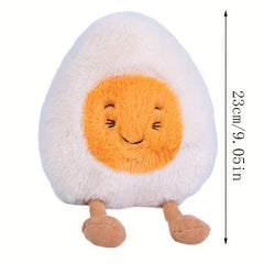 Fluffy Soft Boiled Egg Plush Doll Stuffed Food Emotions Children Toys