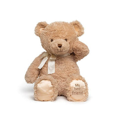 Adorable Teddy Bear Doll with Bow Tie Plush Toy