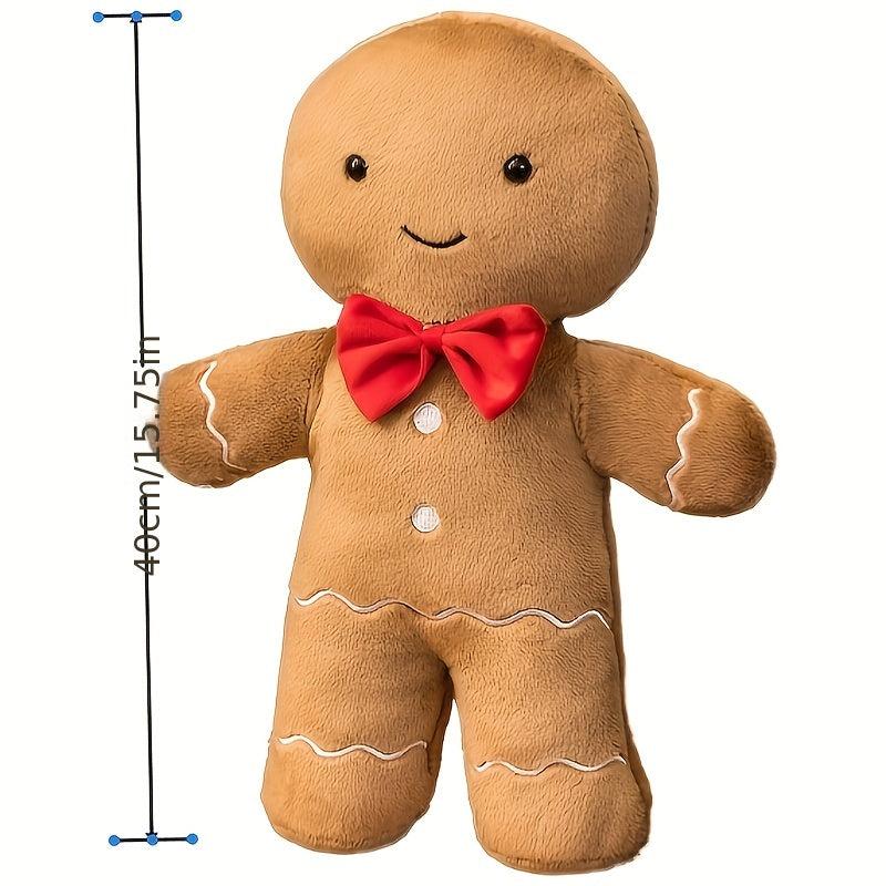 Christmas Gingerbread Man Plush Toy Christmas Tree Doll Holiday Gift