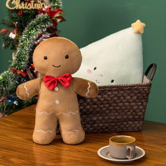 Christmas Gingerbread Man Plush Toy Christmas Tree Doll Holiday Gift