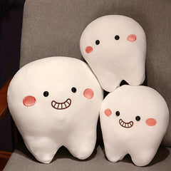 Cute Tooth Plush Toy for Baby Love Teeth Pillow