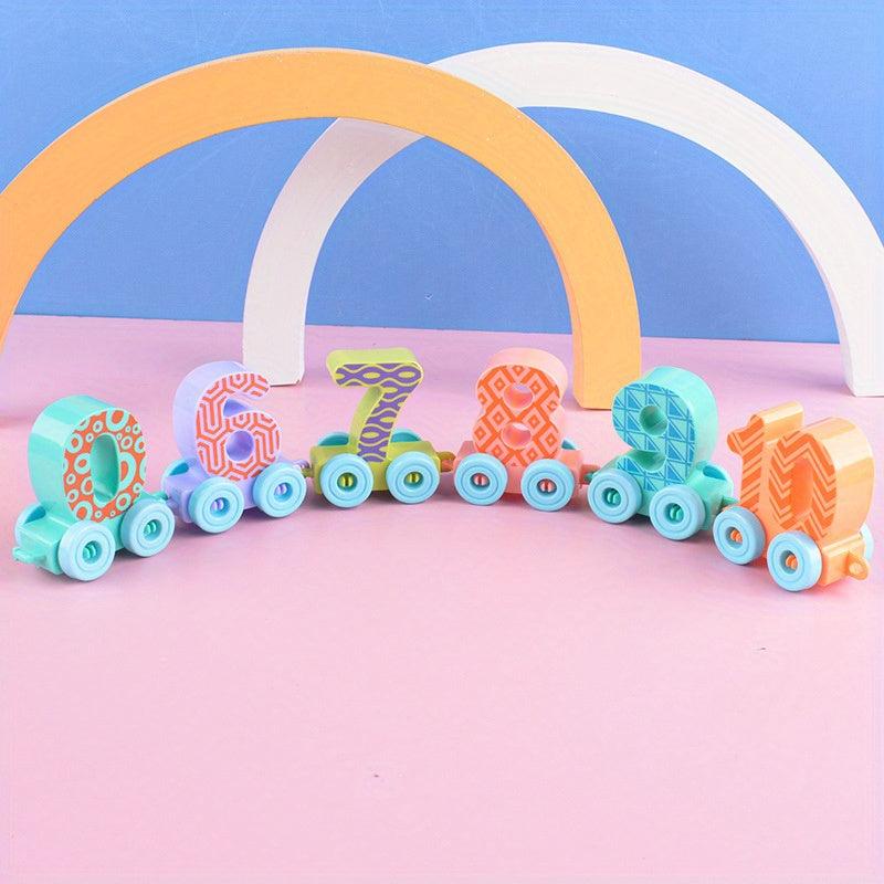 Educational Small Train Toy for Kids - Building Blocks Set