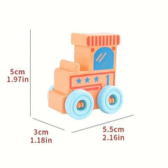 Educational Small Train Toy for Kids - Building Blocks Set