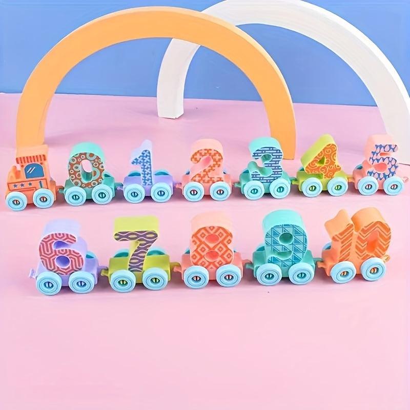 Educational Small Train Toy for Kids - Building Blocks Set