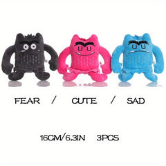 Children's Emotion Little Monster Doll Plush Toy