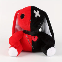 Creepy Gothic Bunny Plush Horror Doll for Halloween