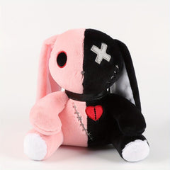 Creepy Gothic Bunny Plush Horror Doll for Halloween