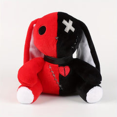 Creepy Gothic Bunny Plush Horror Doll for Halloween