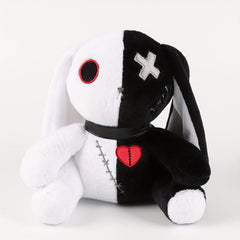 Creepy Gothic Bunny Plush Horror Doll for Halloween