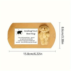 Mini Plush Stuffed Bears - Pocket Hug Token - Long Distance Relationship Gift