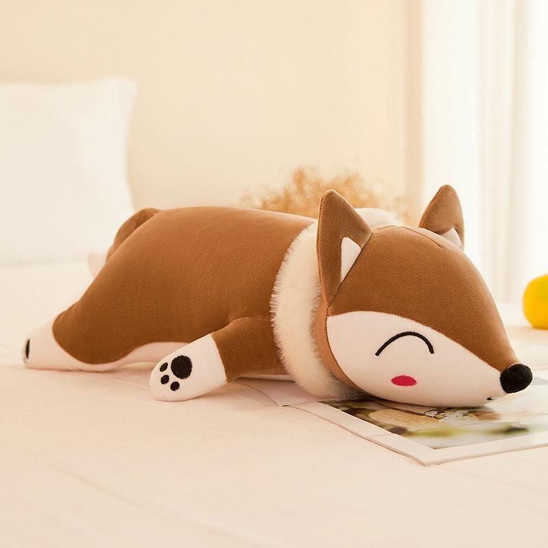 8in Fox Plush Toy Stuffed Animal Doll for Kids Birthday