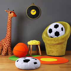 Plush Football Cushion Throw Pillow Home Decor Fans Gift