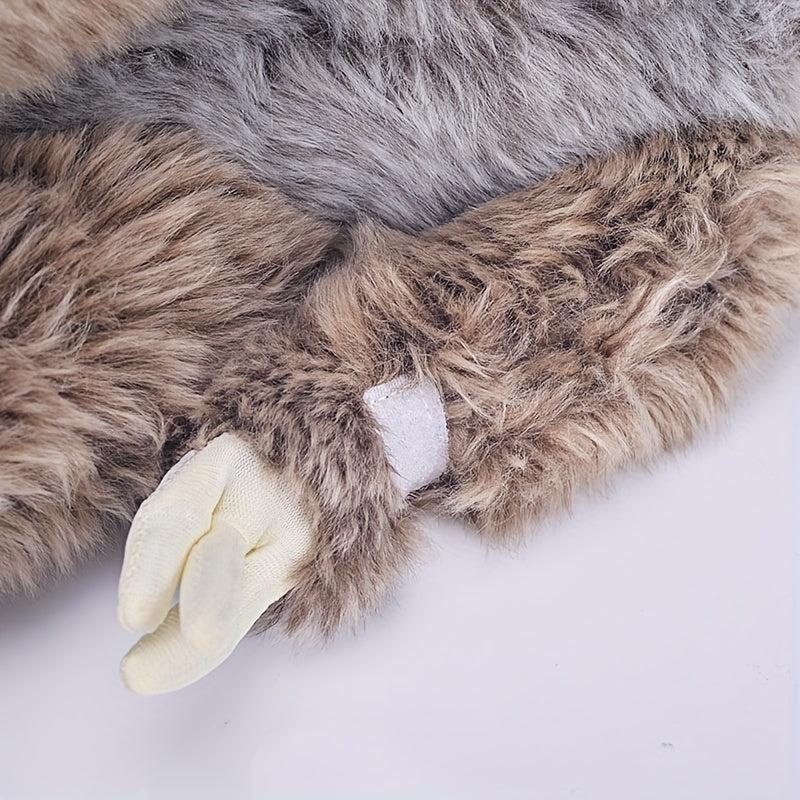 13in Sloth Plush Toy Soft Realistic Stuffed Sloth Kids Birthday Doll