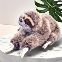 13in Sloth Plush Toy Soft Realistic Stuffed Sloth Kids Birthday Doll