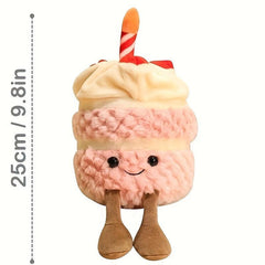 Soft Birthday Cake Doll Pillow Plush Toy for Boys & Girls