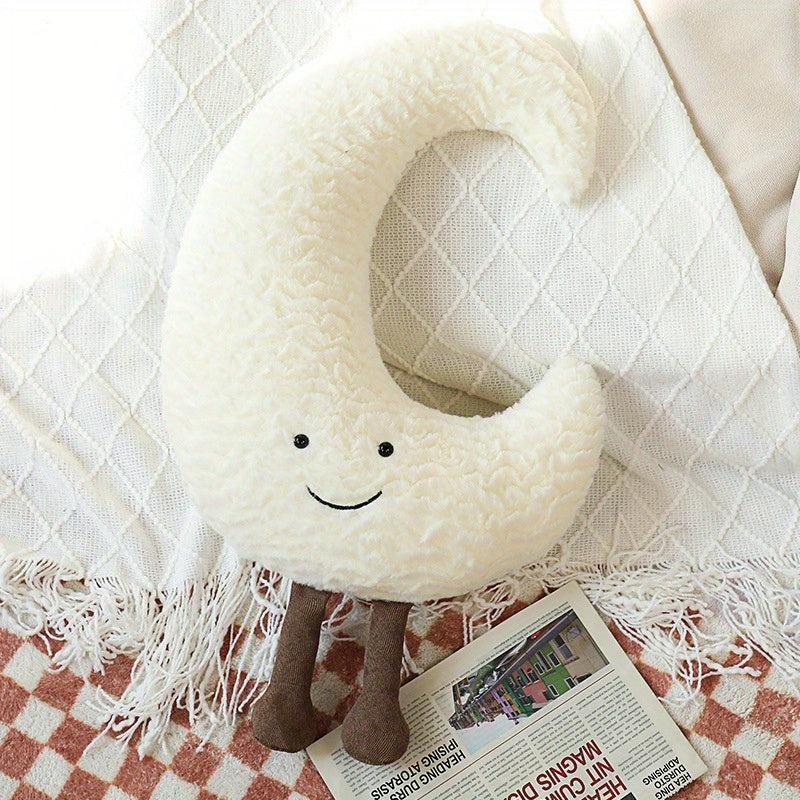 Sun Plush Pillow & Stuffed Star & Moon Toy Set