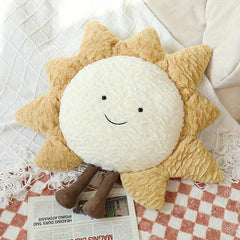 Sun Plush Pillow & Stuffed Star & Moon Toy Set