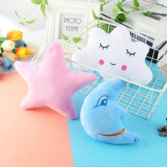 Plush Moon Star Cloud Shaped Pillow Pink Room Chair Decor